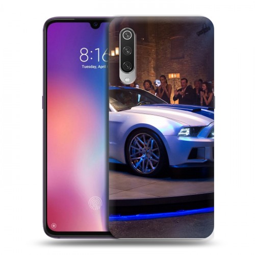 Дизайнерский силиконовый с усиленными углами чехол для Xiaomi Mi9 Need for speed