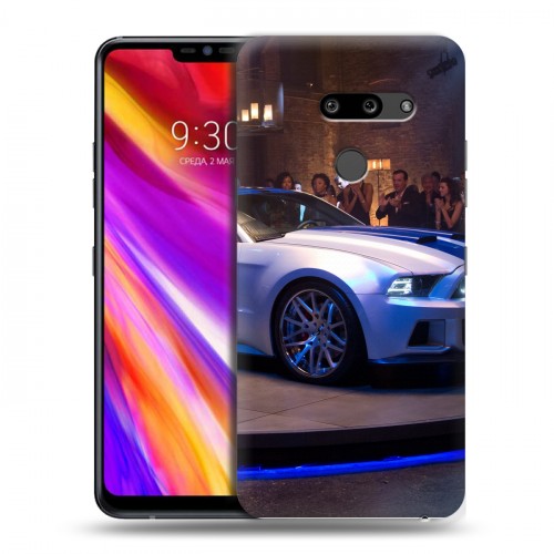 Дизайнерский пластиковый чехол для LG G8 ThinQ Need for speed