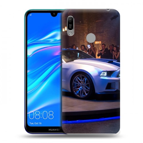 Дизайнерский пластиковый чехол для Huawei Y6 (2019) Need for speed