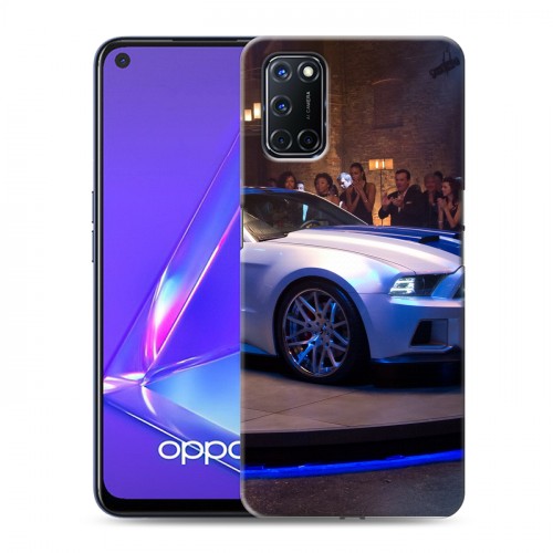 Дизайнерский пластиковый чехол для OPPO A52 Need for speed