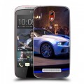 Дизайнерский пластиковый чехол для HTC Desire 500 Need for speed