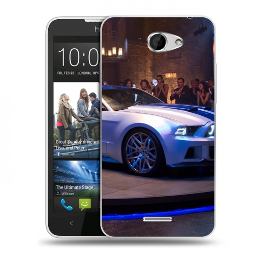 Дизайнерский пластиковый чехол для HTC Desire 516 Need for speed