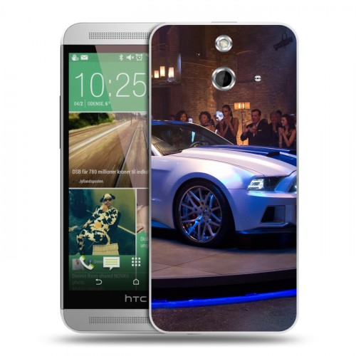 Дизайнерский пластиковый чехол для HTC One E8 Need for speed