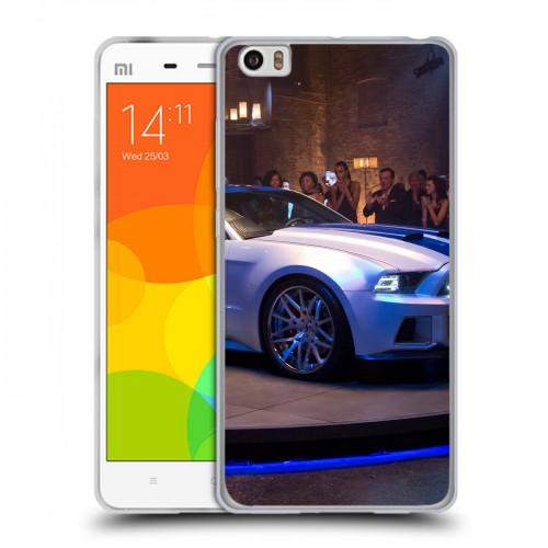 Дизайнерский силиконовый чехол для Xiaomi Mi Note Need for speed