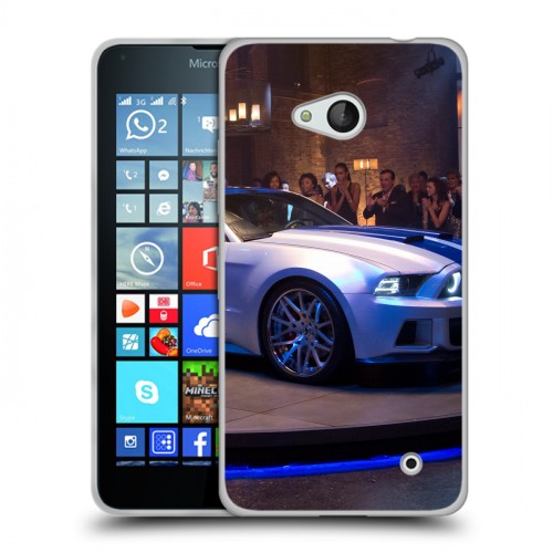 Дизайнерский пластиковый чехол для Microsoft Lumia 640 Need for speed