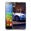 Дизайнерский пластиковый чехол для Lenovo A6000 Need for speed