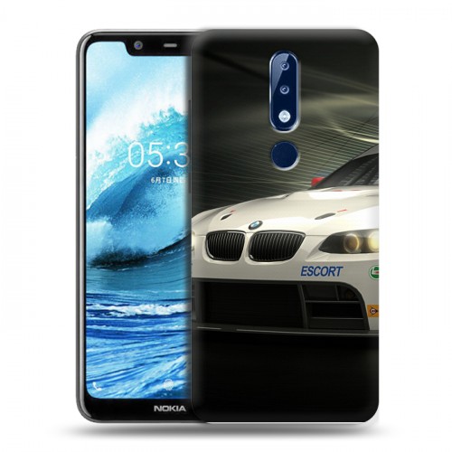 Дизайнерский пластиковый чехол для Nokia 5.1 Plus Need for speed