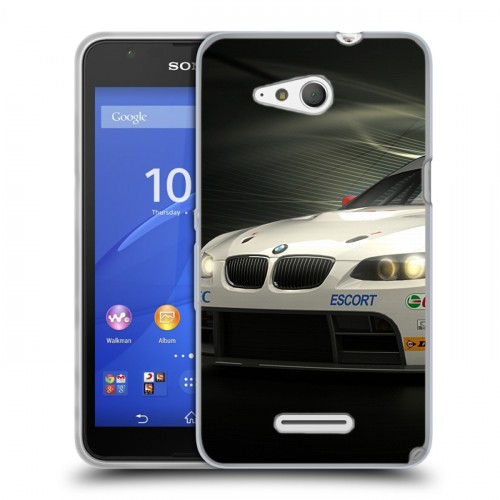 Дизайнерский пластиковый чехол для Sony Xperia E4g Need for speed