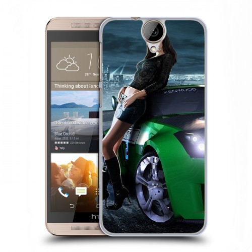 Дизайнерский пластиковый чехол для HTC One E9+ Need for speed