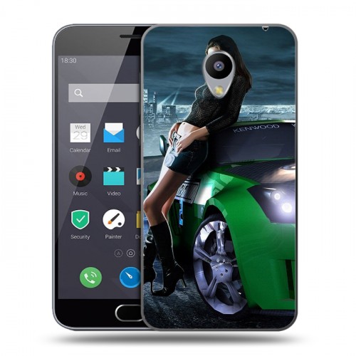 Дизайнерский пластиковый чехол для Meizu M2 Note Need for speed