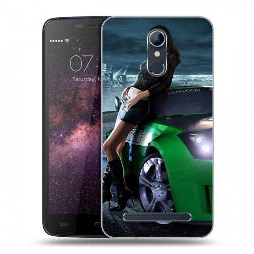 Дизайнерский силиконовый чехол для Homtom HT17 Need for speed