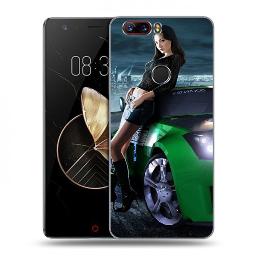 Дизайнерский пластиковый чехол для ZTE Nubia Z17 Need for speed