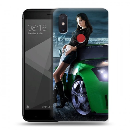 Дизайнерский пластиковый чехол для Xiaomi Mi8 SE Need for speed