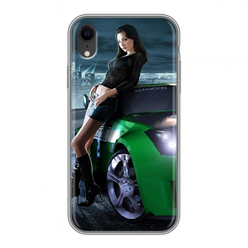 Дизайнерский силиконовый чехол для Iphone Xr Need for speed