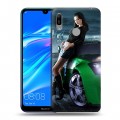 Дизайнерский пластиковый чехол для Huawei Y6 (2019) Need for speed