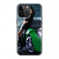 Дизайнерский силиконовый чехол для Iphone 14 Pro Max Need for speed
