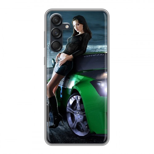 Дизайнерский силиконовый чехол для Samsung Galaxy M55 Need for speed