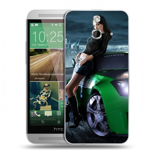 Дизайнерский пластиковый чехол для HTC One E8 Need for speed