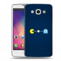 Дизайнерский пластиковый чехол для LG L60 Pacman