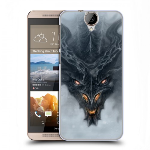 Дизайнерский пластиковый чехол для HTC One E9+ Skyrim