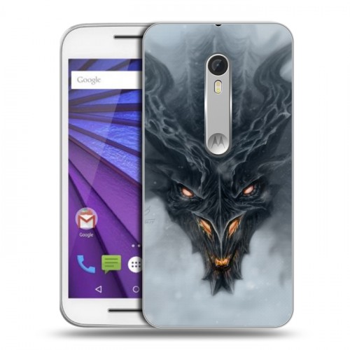 Дизайнерский пластиковый чехол для Lenovo Moto G Skyrim