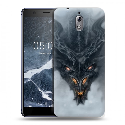 Дизайнерский пластиковый чехол для Nokia 3.1 Skyrim