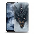 Дизайнерский пластиковый чехол для Nokia 6.1 Plus Skyrim