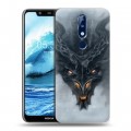 Дизайнерский пластиковый чехол для Nokia 5.1 Plus Skyrim