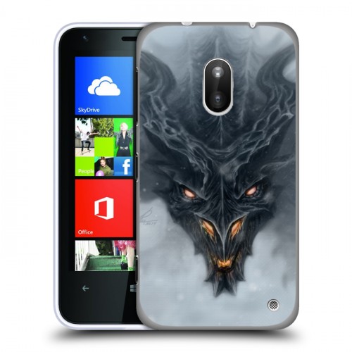 Дизайнерский пластиковый чехол для Nokia Lumia 620 Skyrim