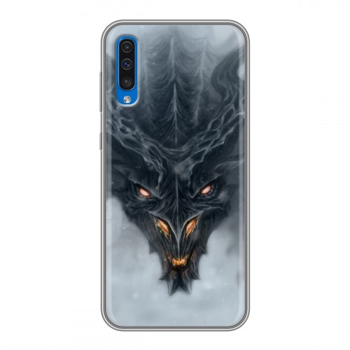 Дизайнерский силиконовый чехол для Samsung Galaxy A50 Skyrim