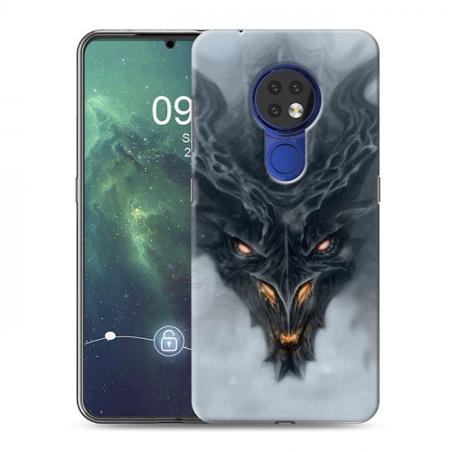 Дизайнерский силиконовый чехол для Nokia 6.2 Skyrim