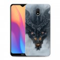 Дизайнерский силиконовый с усиленными углами чехол для Xiaomi RedMi 8A Skyrim