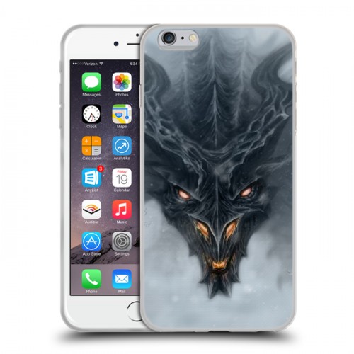 Дизайнерский силиконовый чехол для Iphone 6 Plus/6s Plus Skyrim