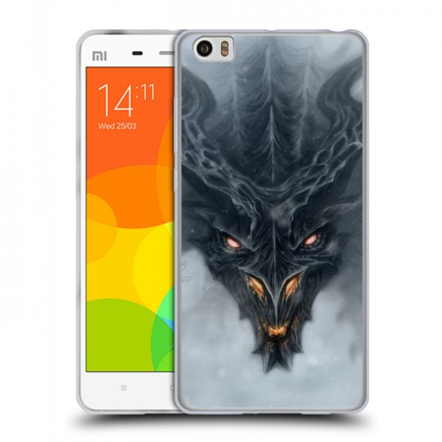 Дизайнерский силиконовый чехол для Xiaomi Mi Note Skyrim