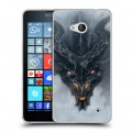 Дизайнерский пластиковый чехол для Microsoft Lumia 640 Skyrim