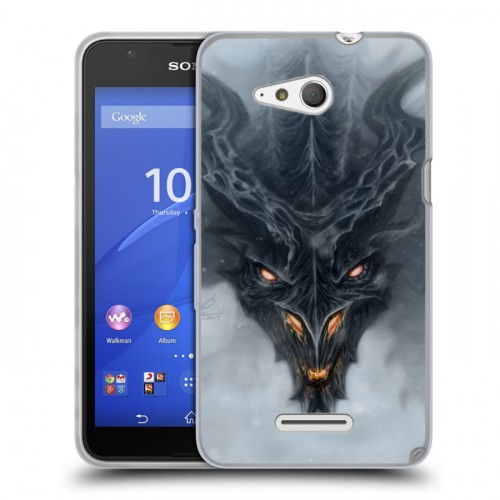 Дизайнерский пластиковый чехол для Sony Xperia E4g Skyrim