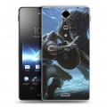 Дизайнерский пластиковый чехол для Sony Xperia TX Skyrim