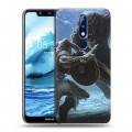 Дизайнерский пластиковый чехол для Nokia 5.1 Plus Skyrim