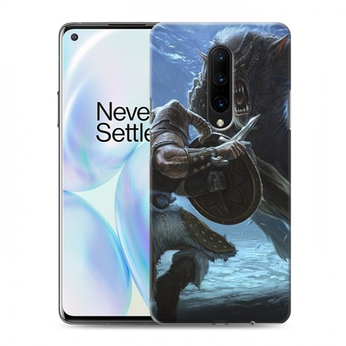 Дизайнерский силиконовый чехол для OnePlus 8 Skyrim