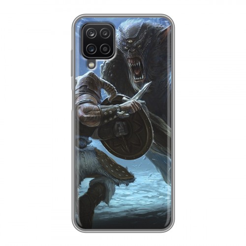 Дизайнерский силиконовый чехол для Samsung Galaxy A12 Skyrim