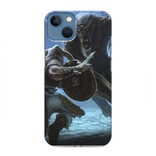 Дизайнерский силиконовый чехол для Iphone 13 Skyrim