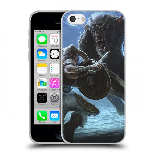 Дизайнерский пластиковый чехол для Iphone 5c Skyrim