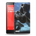 Дизайнерский силиконовый чехол для Xiaomi RedMi Note Skyrim