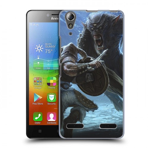 Дизайнерский пластиковый чехол для Lenovo A6000 Skyrim