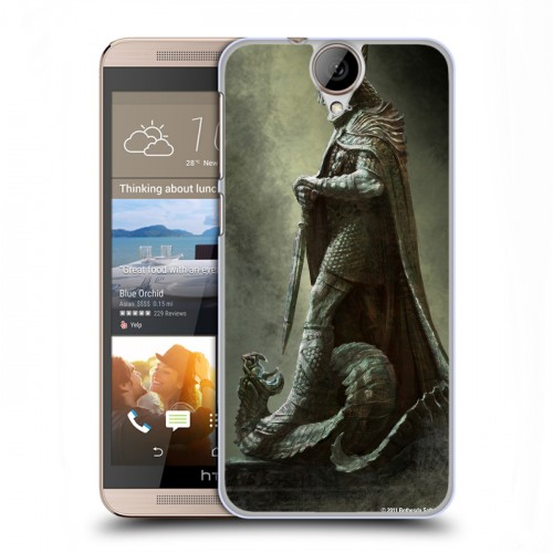 Дизайнерский пластиковый чехол для HTC One E9+ Skyrim