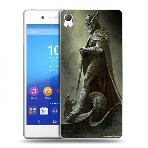 Дизайнерский пластиковый чехол для Sony Xperia Z3+ Skyrim