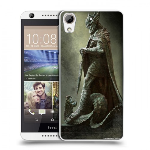 Дизайнерский силиконовый чехол для HTC Desire 626 Skyrim