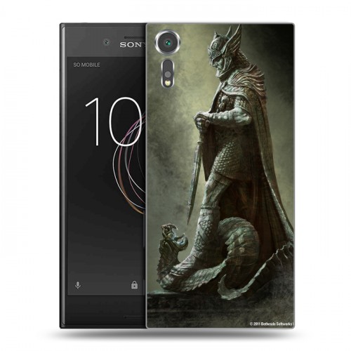 Дизайнерский пластиковый чехол для Sony Xperia XZs Skyrim