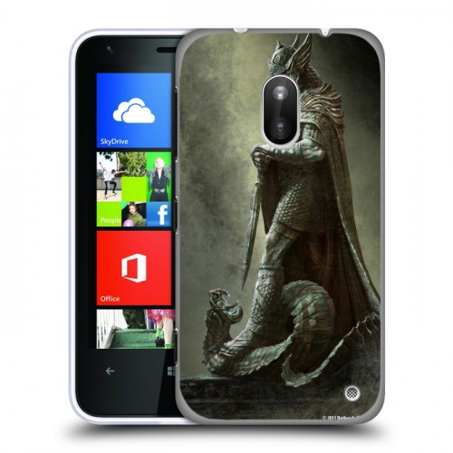 Дизайнерский пластиковый чехол для Nokia Lumia 620 Skyrim