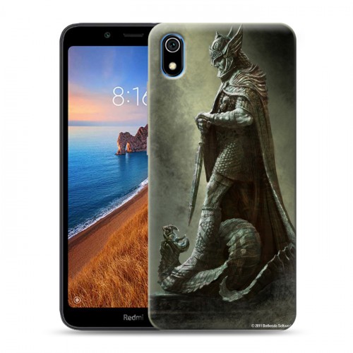 Дизайнерский силиконовый чехол для Xiaomi RedMi 7A Skyrim